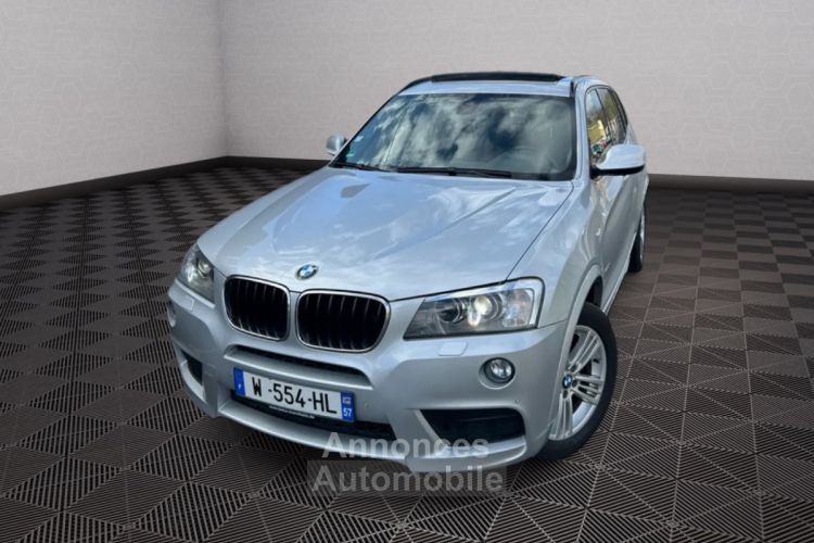 BMW X3 SERIE xDrive 20dA 184 PACK SPORT DESIGN TOIT XENONS GPS - <small></small> 19.999 € <small>TTC</small> - #3