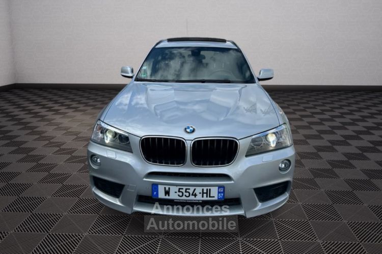 BMW X3 SERIE xDrive 20dA 184 PACK SPORT DESIGN TOIT XENONS GPS - <small></small> 19.999 € <small>TTC</small> - #5