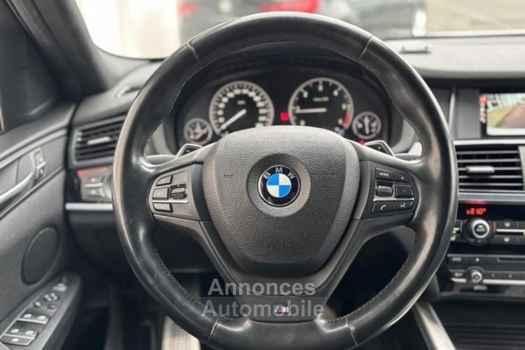 BMW X4 2.0L 190ch M-SPORT XDRIVE BVA AFFICHAGE TETE HAUTE SIEGES AV CHAUFFANTS - <small></small> 24.990 € <small>TTC</small> - #16