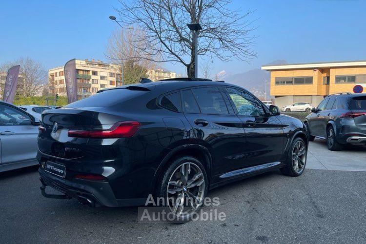 BMW X4 G02 M40dA M40d 326ch Toit Pano JA 21 Harman Kardon Cuir Individual Attelage - <small></small> 36.990 € <small>TTC</small> - #4