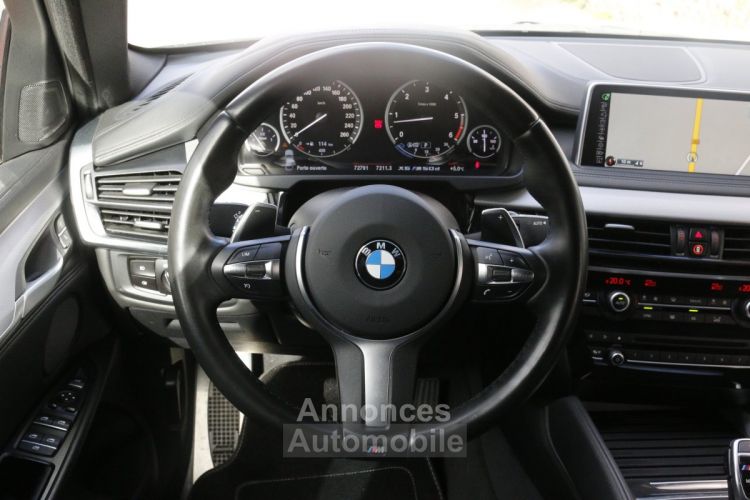 BMW X6 (F16) M50d 3.0 d 381 xDrive BVA (1ère main, H&K, Aff. Tête haute, Suivi BMW) - <small></small> 47.490 € <small>TTC</small> - #21