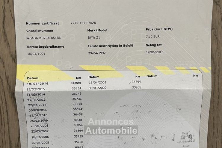 BMW Z1 - <small></small> 56.900 € <small>TTC</small> - #81