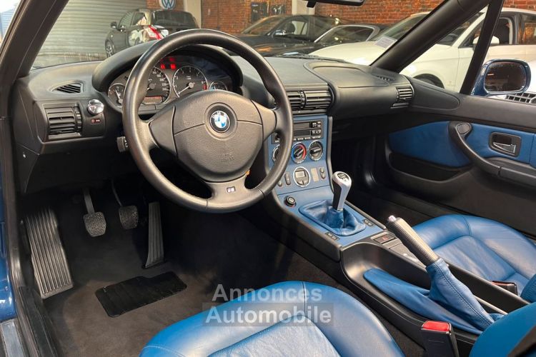 BMW Z3 Roadster 1.9L 118ch Sièges Chauffants Bleu Topaze Carnet d’entretien complet État exceptionnel - <small></small> 13.980 € <small>TTC</small> - #6