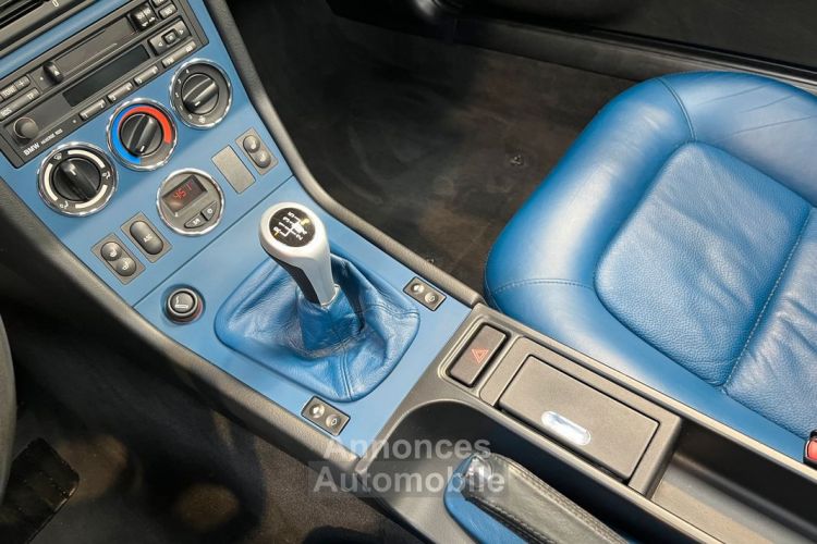 BMW Z3 Roadster 1.9L 118ch Sièges Chauffants Bleu Topaze Carnet d’entretien complet État exceptionnel - <small></small> 13.980 € <small>TTC</small> - #8