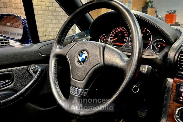 BMW Z3 Roadster 2.8L 192 ch Bleu Montréal Suspensions Sport M Historique complet État exceptionnel - <small></small> 23.780 € <small>TTC</small> - #8