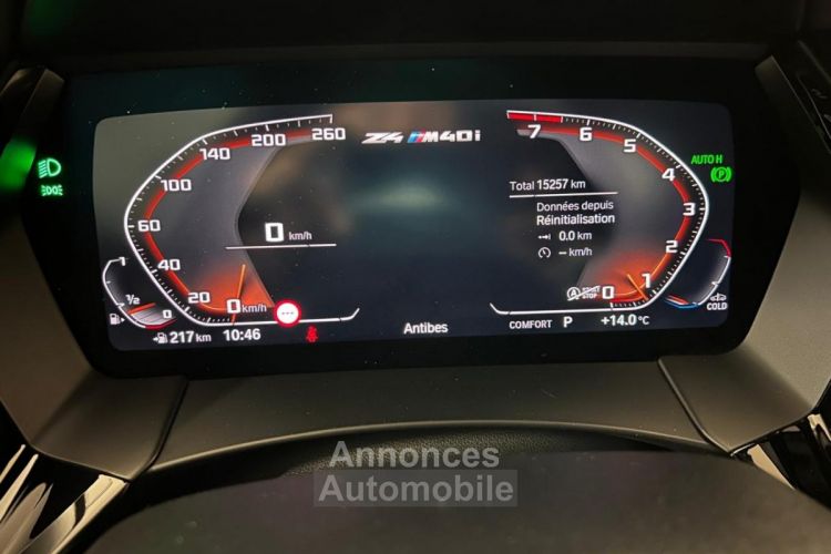 BMW Z4 roadster G29 M40i Performance 340ch - 15 000km - Immat Française pas de malus - Options+++ - <small></small> 59.990 € <small>TTC</small> - #16