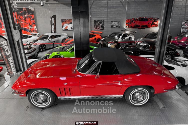 Chevrolet Corvette C2 Chevrolet Corvette C2 Cabriolet Sting Ray V8 327 CI - <small></small> 79.900 € <small>TTC</small> - #4