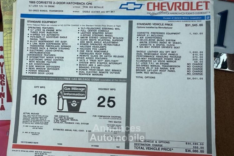 Chevrolet Corvette C4 - <small></small> 27.100 € <small>TTC</small> - #20