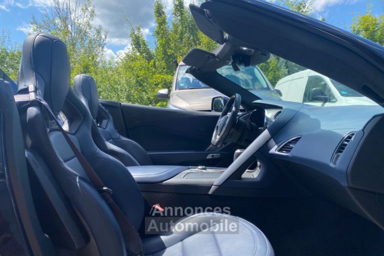 Chevrolet Corvette C7 V8 6.2  Stingray Cabriolet 466 BVA 1èreM Pack Performance BOSE Garantie 12 mois Prémium - <small></small> 74.990 € <small>TTC</small> - #8