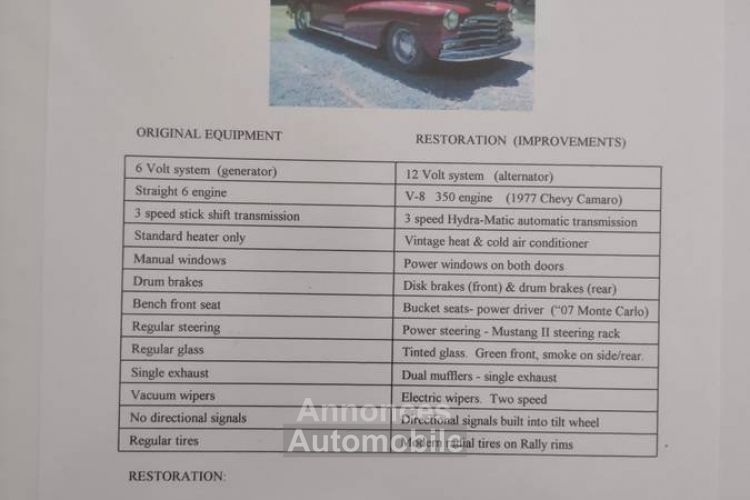 Chevrolet Fleetmaster - <small></small> 47.000 € <small>TTC</small> - #11