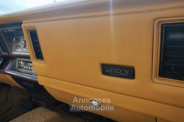 Chrysler Le Baron CABRIOLET - WOODY - TURBO - <small></small> 12.500 € <small>TTC</small> - #41