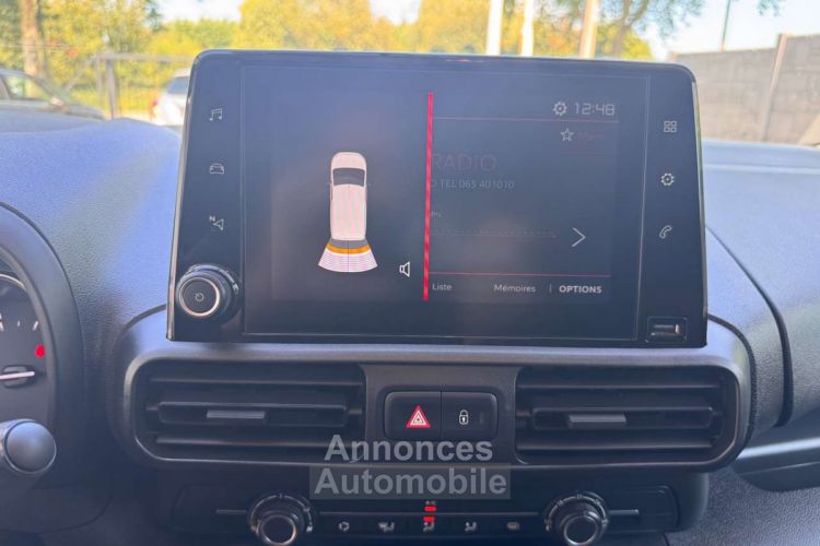 Citroen Berlingo 1.5 BlueHDi 3PLACES-CLIM-CAMERA-PDC-APPLE CARPLAY - <small></small> 12.800 € <small>TTC</small> - #23