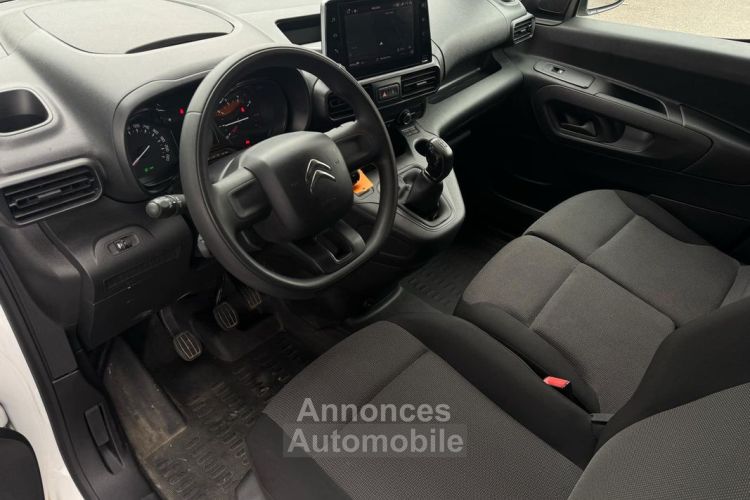 Citroen Berlingo 3 Places HDI 100CH Club Garantie 6 ans Apple Carplay Android auto GPS Climatisation 15P 269-HT mois - <small></small> 14.490 € <small>TTC</small> - #5