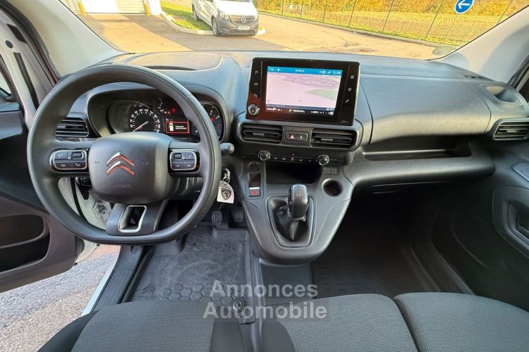 Citroen Berlingo Citroën M 650kg BlueHDi 100ch S&S Driver BVM5 TVA RECUP 1ère main 3 places Entretien complet  GPS Caméra AR + latérale Habillage bois Casier CarPlay & - <small></small> 13.990 € <small>TTC</small> - #2