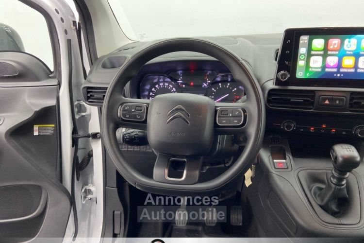 Citroen Berlingo Van (3) M 650kg BHDi 100 S&S BVM Driver Connect - <small></small> 15.490 € <small>TTC</small> - #8