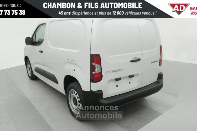 Citroen Berlingo VAN NOUVEAU M 1000KG BLUEHDI 100 S BVM6 - <small></small> 21.698 € <small>TTC</small> - #4