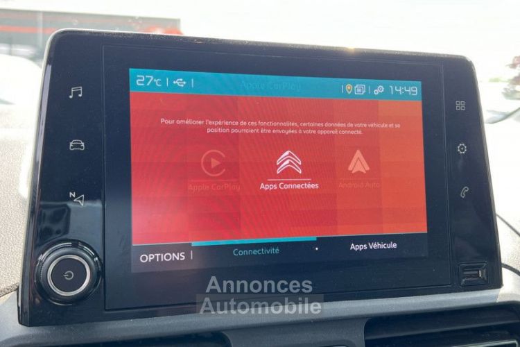 Citroen Berlingo XL HDI 130 CH EAT8 1ERE MAIN CARPLAY GPS TEL - <small></small> 20.490 € <small></small> - #6