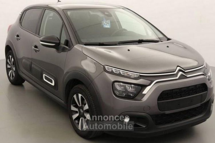 Citroen C3 1.2 PURETECH 83CV BVM5 SHINE + NAVI GRIS PLATINIUM / TOIT NOIR - <small></small> 15.800 € <small>TTC</small> - #1