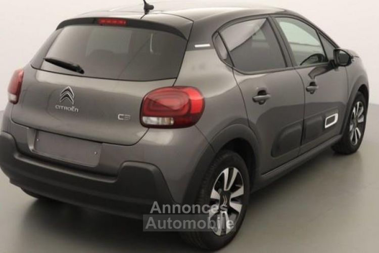 Citroen C3 1.2 PURETECH 83CV BVM5 SHINE + NAVI GRIS PLATINIUM / TOIT NOIR - <small></small> 15.800 € <small>TTC</small> - #2