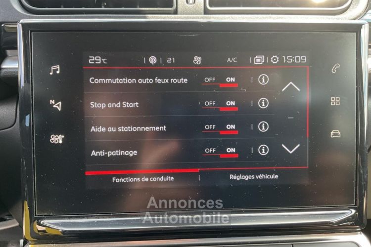 Citroen C3 1.2L 110ch S&S - BV EAT6 Shine / CARPLAY - GPS - CLIM AUTO - 1 MAIN - <small></small> 12.490 € <small>TTC</small> - #22