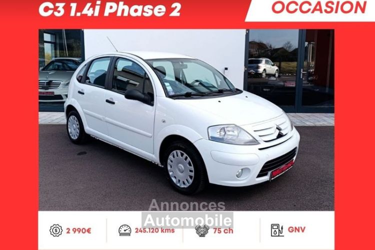 Citroen C3 1.4i Phase 2 GNV 75ch Crit'air 1 - <small></small> 2.990 € <small>TTC</small> - #1