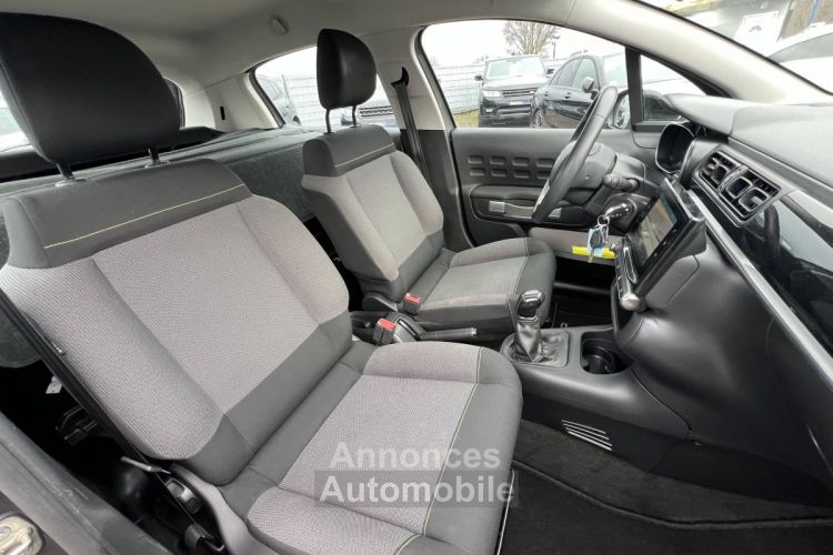 Citroen C3 Citroën CTTE 1.5 BlueHDi 100ch 1erMain GPS Carplay TVA20% 7,500 Euro H.T. - <small></small> 9.000 € <small>TTC</small> - #12