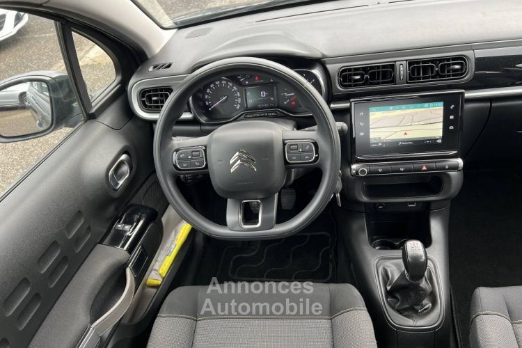 Citroen C3 Citroën CTTE 1.5 BlueHDi 100ch 1erMain GPS Carplay TVA20% 7,500 Euro H.T. - <small></small> 9.000 € <small>TTC</small> - #16