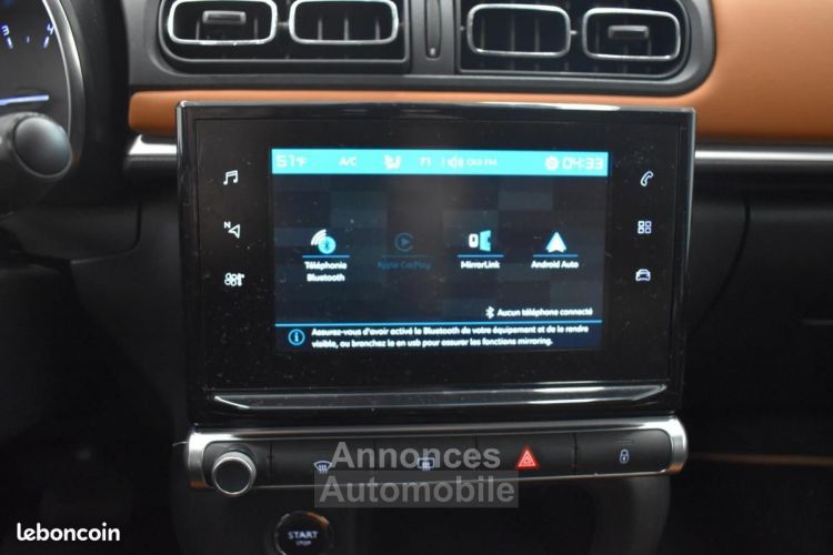 Citroen C3 Citroën GENERATION-III 1.2 110ch SHINE COURROIE NEUVE CAMERA CARPLAY SUIVI GARANTIE 6 A 60 MOIS - <small></small> 9.990 € <small>TTC</small> - #11