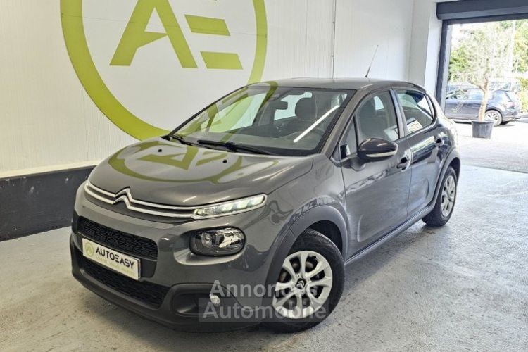 Citroen C3 III 1.6 BlueHDi 75 FEEL Clim Bluetooth aide démarrage en cote Révision OK - <small></small> 6.490 € <small>TTC</small> - #1