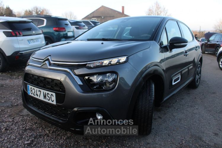 Citroen C3 PHASE 4 FEEL PLUS 100 CV 1L5 BLUEHDI GPS USB ABS RÉGULATEUR BLUETOOTH FULL LEDS BOITE 6V - <small></small> 17.800 € <small>TTC</small> - #4