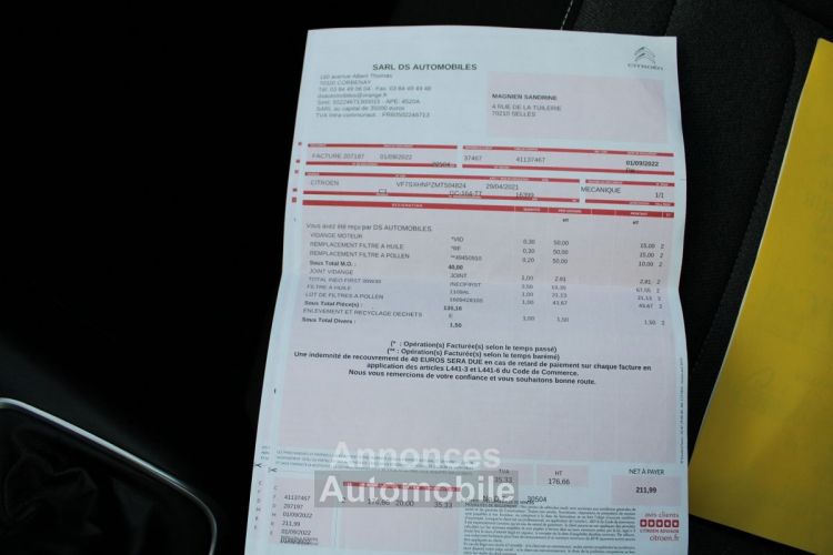 Citroen C3 PHASE 4 SHINE 110 CV ESSENCE GPS MIROR LINK CAMÉRA FULL LED JA 16 BLUETOOTH RÉGULATEUR - <small></small> 10.990 € <small>TTC</small> - #17