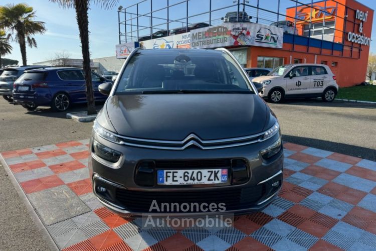 Citroen C4 GRAND SPACETOURER BlueHDi 130 BV6 SHINE Toit Pano GPS Caméra Attelage 7pl - <small></small> 14.450 € <small>TTC</small> - #1