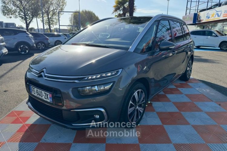 Citroen C4 GRAND SPACETOURER BlueHDi 130 BV6 SHINE Toit Pano GPS Caméra Attelage 7pl - <small></small> 14.450 € <small>TTC</small> - #2