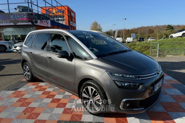 Citroen C4 GRAND SPACETOURER BlueHDi 130 BV6 SHINE Toit Pano GPS Caméra Attelage 7pl - <small></small> 14.450 € <small>TTC</small> - #8