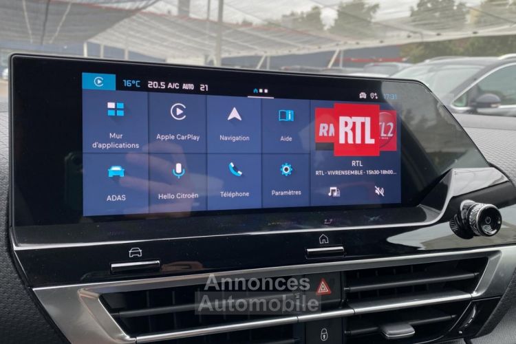 Citroen C4 III 1.5 BlueHDi 130 S&S EAT8 Max TOIT OUVRANT / PACK TECHNO DRIVE - <small></small> 26.990 € <small></small> - #14