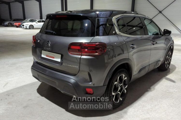 Citroen C5 AIRCROSS 1.2 PURETECH 130CV EAT8 SHINE + HAYON MAINS LIBRES + PARK ASSIST GRIS PLATINIUM / TOIT NOIR - <small></small> 26.590 € <small>TTC</small> - #4