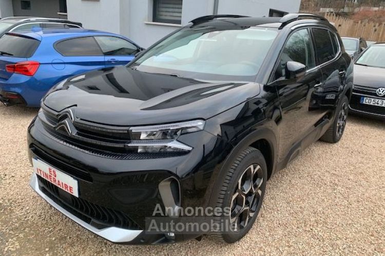 Citroen C5 Aircross MAX Blue Hdi 130 Eat8 + 11-2024 noir perla sièges chauffants alcantara cuir barres de toit disponible suite - <small></small> 29.790 € <small>TTC</small> - #5