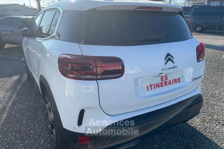 Citroen C5 Aircross PLUS Hybrid 136 e-dcs6 + 23.500 km BLANC sièges chauffants sellerie alcantara cuir jantes alu 18 et pneus 4 saisons - <small></small> 25.990 € <small>TTC</small> - #3