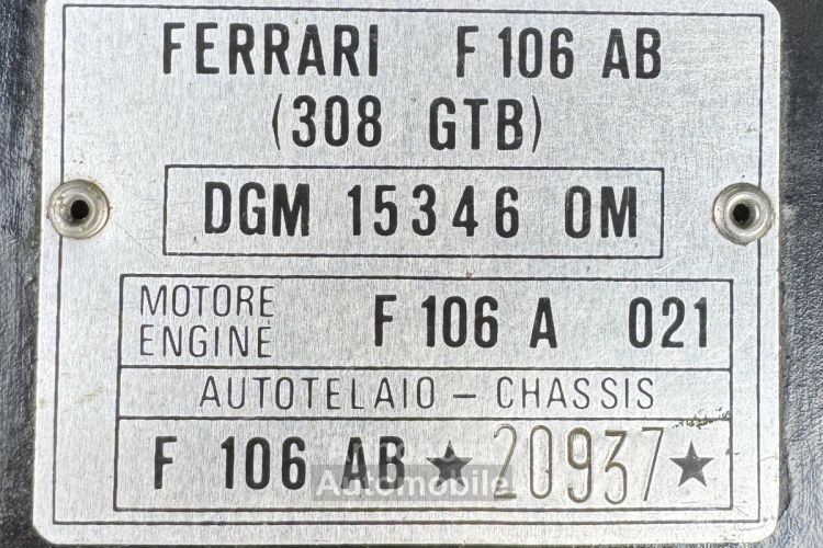 Ferrari 308 - Prix sur Demande - #37
