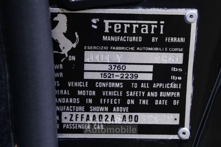 Ferrari 308 - <small></small> 100.800 € <small>TTC</small> - #19