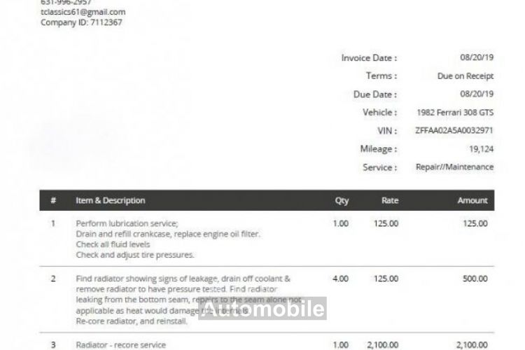 Ferrari 308 - <small></small> 100.800 € <small>TTC</small> - #21