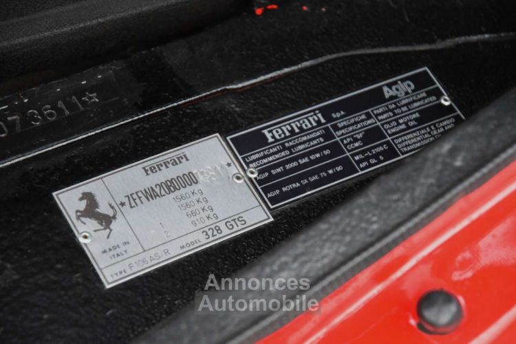 Ferrari 328 V8 GTS - <small></small> 109.950 € <small>TTC</small> - #23