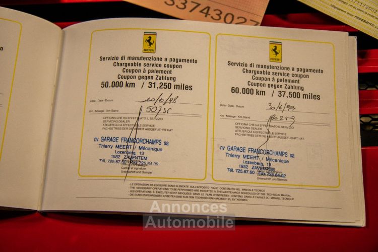 Ferrari 348 TB 3.4i V8 - ONDERHOUDSHISTORIEK - OLDTIMER - BELGISCHE WAGEN - <small></small> 69.999 € <small>TTC</small> - #41