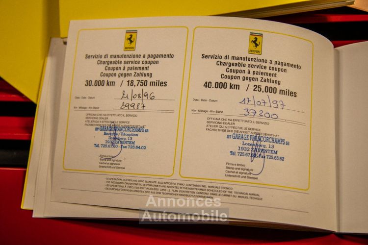 Ferrari 348 TB 3.4i V8 - ONDERHOUDSHISTORIEK - OLDTIMER - BELGISCHE WAGEN - <small></small> 69.999 € <small>TTC</small> - #42