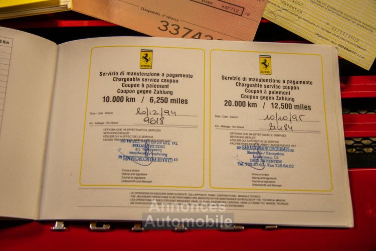 Ferrari 348 TB 3.4i V8 - ONDERHOUDSHISTORIEK - OLDTIMER - BELGISCHE WAGEN - <small></small> 69.999 € <small>TTC</small> - #43