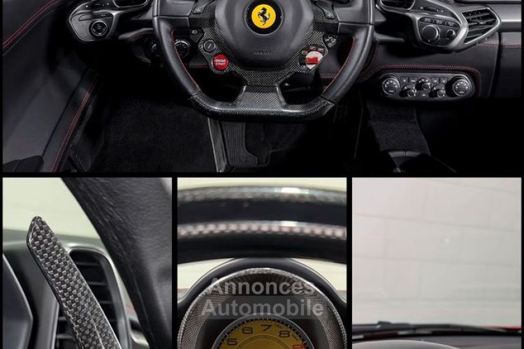 Ferrari 458 Italia 4.5 V8 570 – Française Baquets Racing Volant LEDs Carbone Aide parking Bluetooth - <small></small> 209.900 € <small>TTC</small> - #9