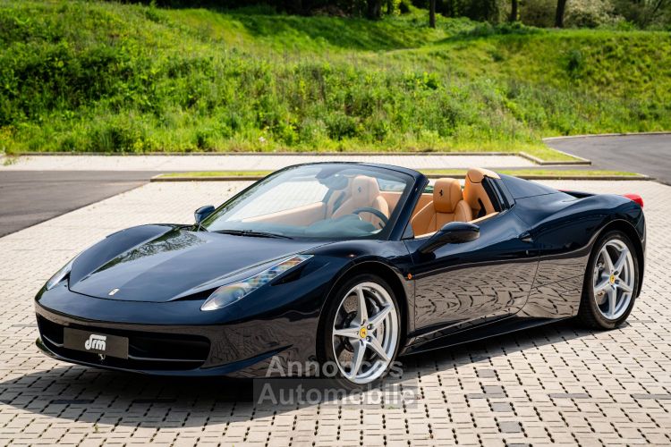 Ferrari 458 Italia Spider Bleu Pozzi - Garantie Power 1 An - <small></small> 239.900 € <small>TTC</small> - #1