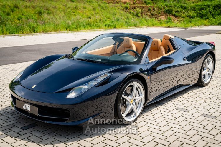 Ferrari 458 Italia Spider Bleu Pozzi - Garantie Power 1 An - <small></small> 239.900 € <small>TTC</small> - #2