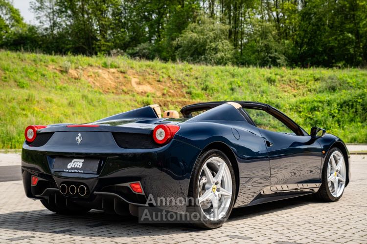 Ferrari 458 Italia Spider Bleu Pozzi - Garantie Power 1 An - <small></small> 239.900 € <small>TTC</small> - #11