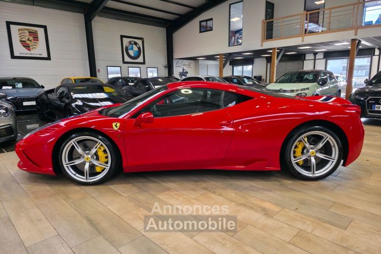 Ferrari 458 SPECIALE 4.5 605 FRANCAISE ROSO CARSA / BANDES NART / HARNAIS - <small></small> 385.000 € <small>TTC</small> - #5